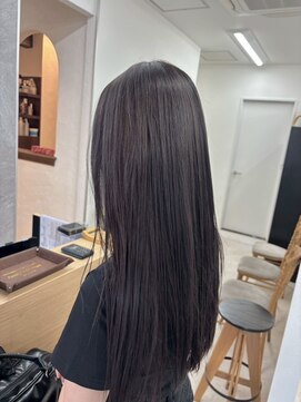 アミリー ひたち野うしく店(Amily) ハイライトバレイヤージュダブルカラーケアブリーチ20代30代