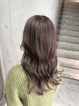 ルノン(LUNON) 黒髪クラゲヘアーオリーブグレー小顔ココアベージュ