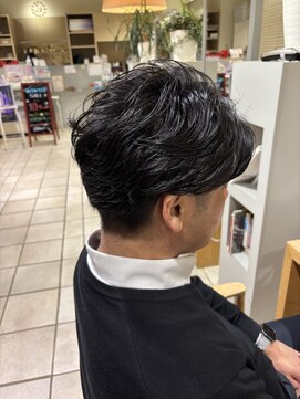 エムプラス センター北(M.plus) メンズシャドウパーマ