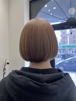 シズク(sizuk)&nbsp;ショートボブ×シアーベージュカラー