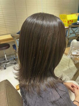 ラピスタ 池袋(Lapista) 韓国ヘアハッシュカットダブルハイライトカラー【Lapista池袋】