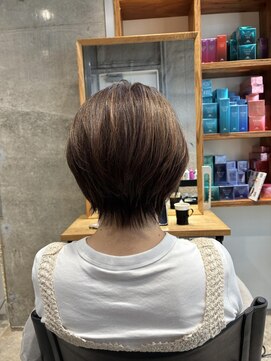 アルトル 池袋2nd(altru) ◇大人40代50代60代ショートボブ丸みショート白髪ぼかし