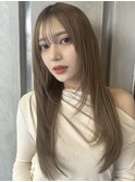 【TAISEI】ロングカット×ミルクグレージュ×ウルトワTR