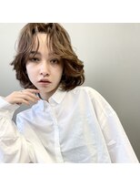 ソルコディ コクラ(SOL.cody kokura)&nbsp;縮毛矯正/ワンホンレイヤー/ミルクティーブランド/ダークブルー