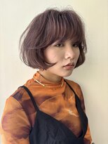 ペスカケイクリエイティブ(PESCA K-CREATIVE)&nbsp;モーヴブラウン×エアリーボブ