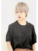 Coast.ウルフショート×プラチナホワイト×ベリーショート