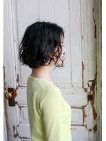 ホワイトルーム(White Room)&nbsp;★イメージUP★黒髪ウェーブボブ♪