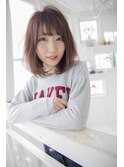 【二子玉川】丸みショート無造作カールボブディイルミナカラー29