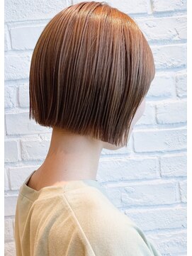 モリオフロムロンドン 松戸店(Morio from London) 【松戸 駅近】ベージュカラー 切りっぱなしボブ