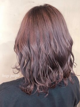 セシルヘアー 京都駅前4号店(Cecil hair) ベージュパープル