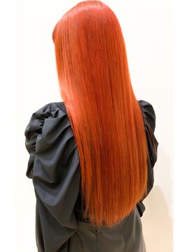 モリオ フロム ロンドン イオンモール 熊本店(morio FROM LONDON) 【morio熊本】ケアブリーチ×オレンジ.k