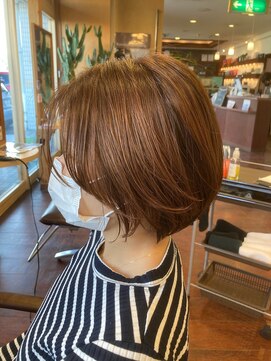 浪漫館 サンク(CINQ) 丸みショート　ハンサムショート　＠岩下　裕紀