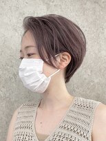 エリマ 調布(elima)&nbsp;大人ショート/センターパート/イルミナカラー/前髪なし[調布]