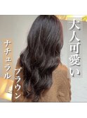 #プルエクステ#ダイヤモンド毛質#ナチュラルブラウン