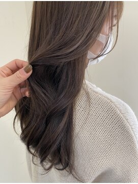 シェノン 西梅田(CHAINON) レイヤーカット/ウェットヘア/デザインカラー/ベージュ/ブラウン