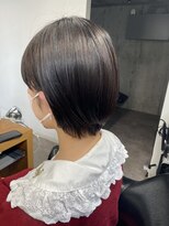 シェル 吉祥寺(shell)&nbsp;大人可愛い_耳掛けショートボブ_丸みショート