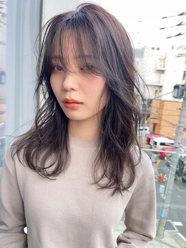 ジゼル(GiseL) 透け感Olive♪　髪質改善カットカラー/ワンホンヘア/前髪カット