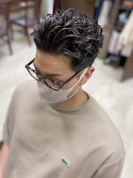グルーマーズトウキョウ(GROOMER/S TOKYO) 【GROOMERS 稲田】 宮城リョータ風パーマ  スペインカール
