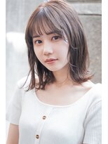 リベルテ銀座　20代大人ミディアム×ヌードベージュ