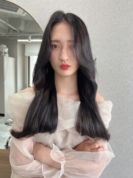 ボタン ハカタ(VOTAN hakata) 【votan  hakata 柿本真優】韓国ヘア★センターパート（博多）