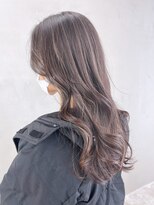 アルバム 渋谷パルコ(ALBUM)&nbsp;ラベンダーベージュロング_グレージュカラーボブウルフ_ba365442