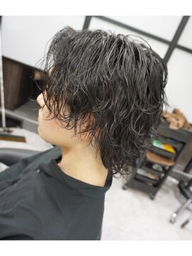 ヘアテリア リュウ 大塚(hair teria ryu) 波巻きパーマ/メンズウルフ