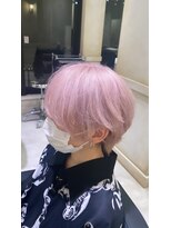 アソビセカンド 原宿(ASOBI 2nd) ショート/ホワイトピンク