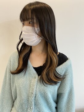 サクラ オモテサンドウ(SAKURA) 初めてのカラーにおすすめ！隠せるインナーカラー　表参道美容室