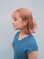 美容室 リズヘアー 稲毛店(Riz hair)&nbsp;外ハネピンクベージュ【稲毛駅】