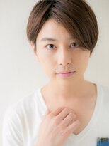 モッズヘア メン 南越谷南口店(mod's hair men) 斜めバングと好感度サラ髪のミルクチョコレートマッシュS南越谷