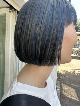 インビテーション(invitation) インナーカラー・ネイビーブルー・グレージュ