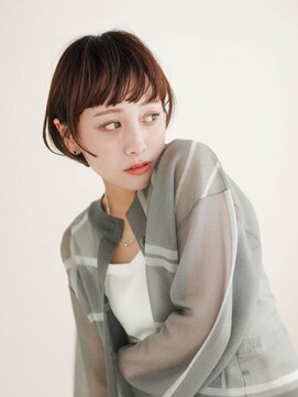 ジュール 大分(Joule) ミディアムヘア/斜めバング/グレージュカラー/大分駅