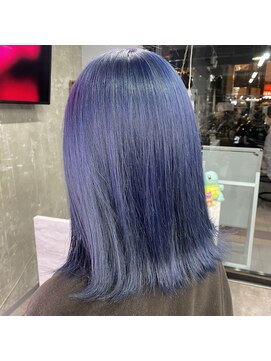 セレーネヘアー オオサカ 心斎橋店(Selene hair OSAKA) ネイビーブルー