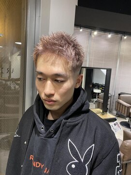 アルカナ 明治神宮前原宿(ARCANA) ハイライト マッシュパーマ ウルフ アッシュブラック