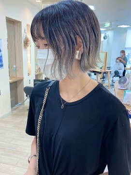 ソソ(soso) 【soso 伊勢田】ミニボブ×グラデーション【横浜/ブリーチ】