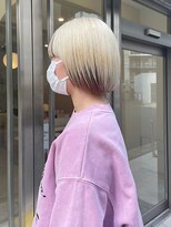 ピピバイヨーク(pipi, by yoke.) 外国人風カラー/ケアブリーチ/ホワイトベージュ