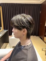 アルム オモテサンドウ(ALLM omotesando) センターパートナチュラル韓国ヘア