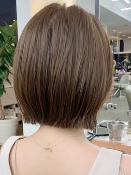 ディフィーノ 青山(DIFINO) 【DIFINO 青山】切りっぱなしボブ/ブラウンベージュ