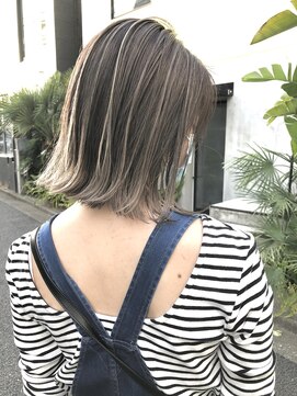 ハーツ(Heart's) 白髪ぼかし脱白髪染めミディアムレイヤー40代50代60代♪