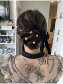 【ヘアセット】結婚式・お呼ばれシニヨン