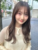 エトワ 新宿(ETOWA) シースルーぱっつん前髪　 髪質改善 韓国 新宿　前髪パーマ