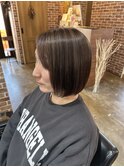 マッシュショートおしゃれ女子ウルフヘア外ハネボブレイヤーボブ