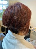 手ぐしで整う　大人レッド