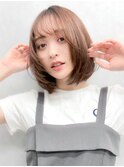 【La fith】髪質改善カラー×シースルーバング×レイヤーカット