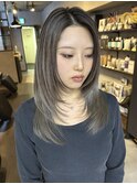 バレイヤージュ、ハイライト、レイヤー、ダブルカラー、ブリーチ