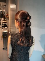 【タイトポニーテール】結婚式/二次会//銀座/ヘアセット/成人式