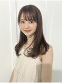 透明感グレージュ くすみベージュ 赤み消しカラー