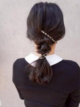 ショコラ ウメダ(Chocolat UMEDA) #三つ編みアレンジ