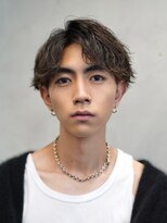 アンサー 渋谷(ANSWER)&nbsp;渋谷波巻きスパイラルパーマシャドウパーマメンズセンターパート