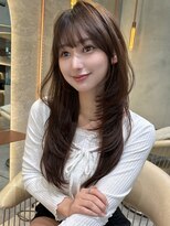 アンフィニー 仙台(ANFINI)&nbsp;黒髪仙台髪質改善縮毛矯正酸性ストレートレイヤーカット